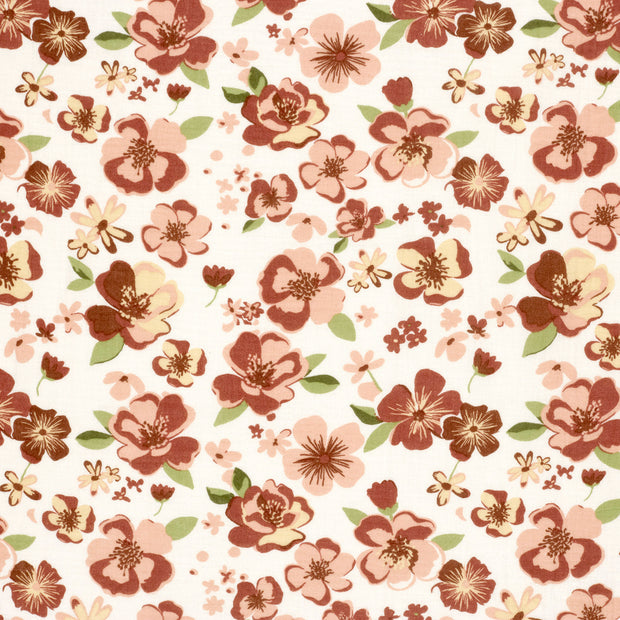 Muslin fabric Off White matte 