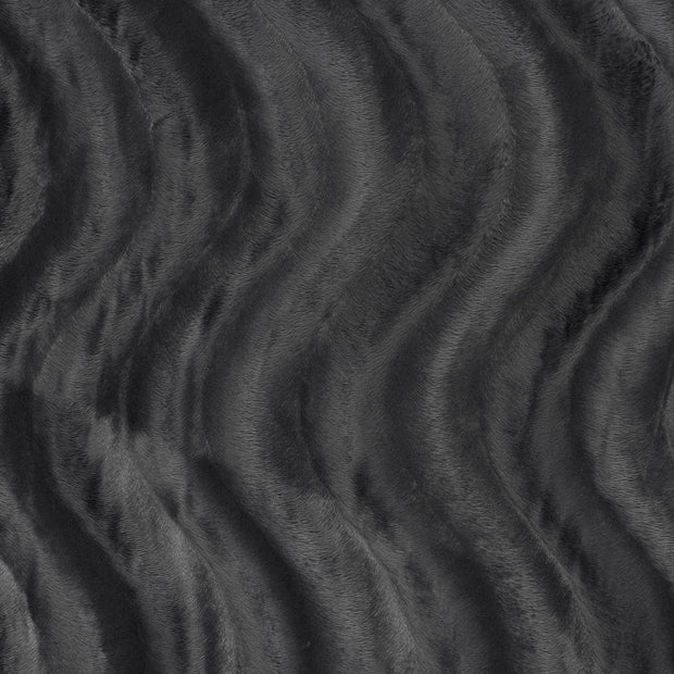 Velours fabric Dark Grey soft 