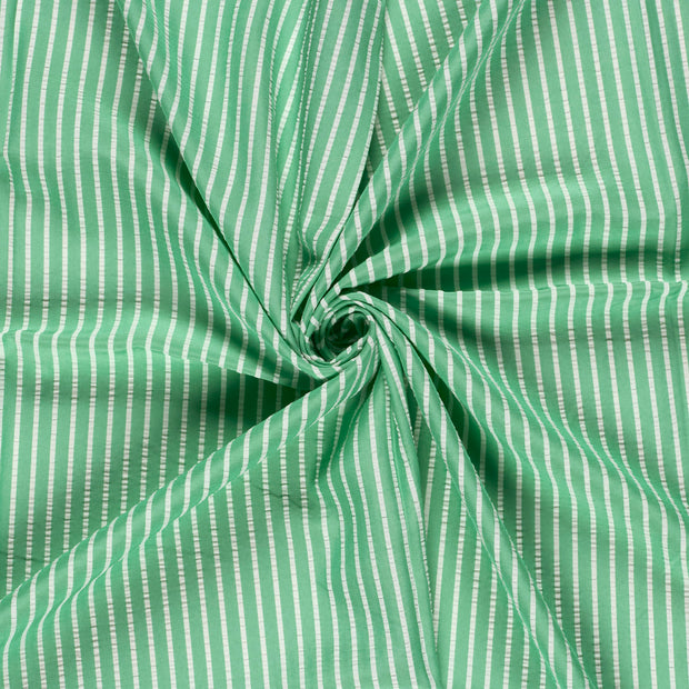 Seersucker fabric Dark Mint 