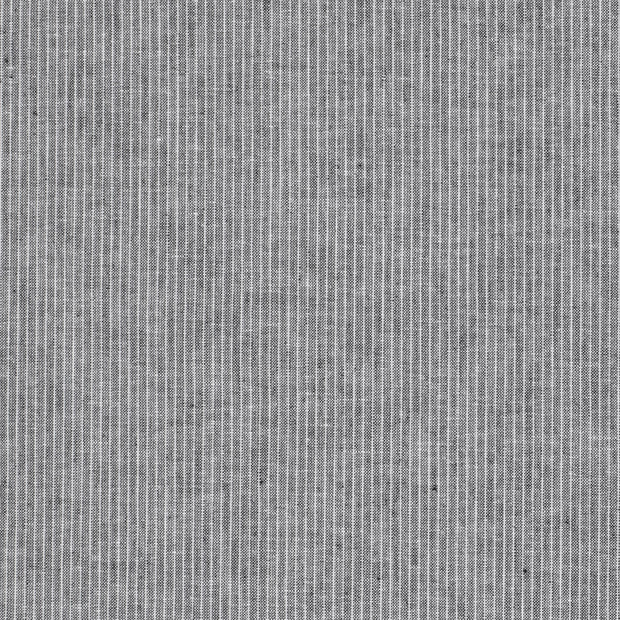 Chambré fabric Stripes Black