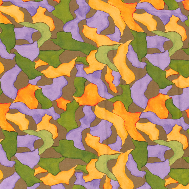 Viscose Vortex Jersey fabric Lime Green matte 