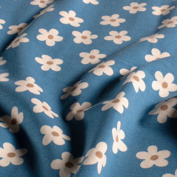  fabric Flowers Indigo