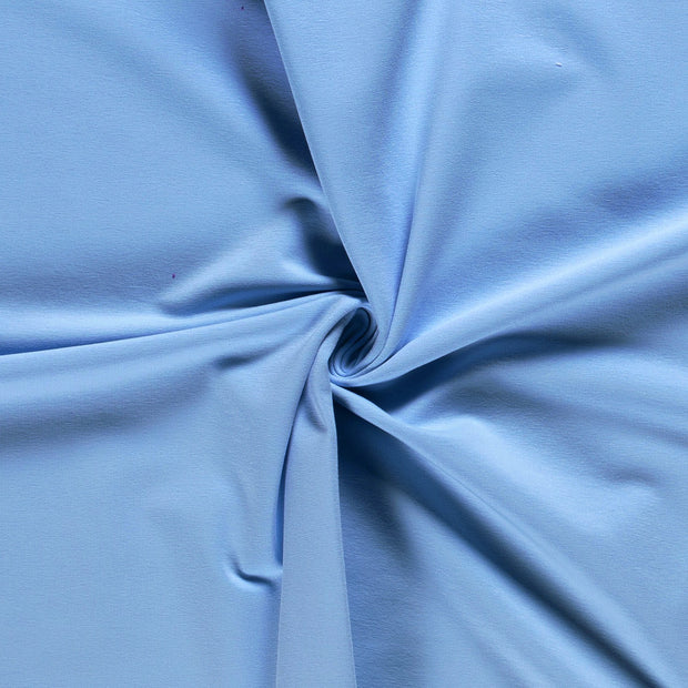 French Terry fabrik Uni Babyblau
