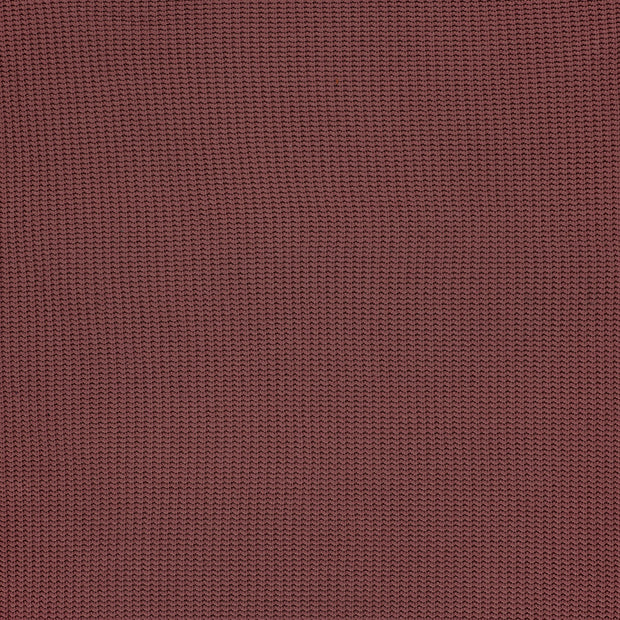 Heavy Knit tissu Vieux rose mat 