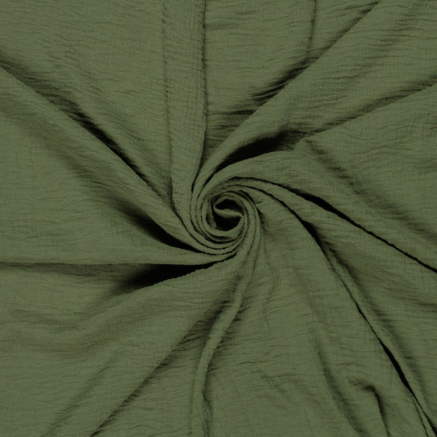 Woven Polyester fabric Khaki Green blown 
