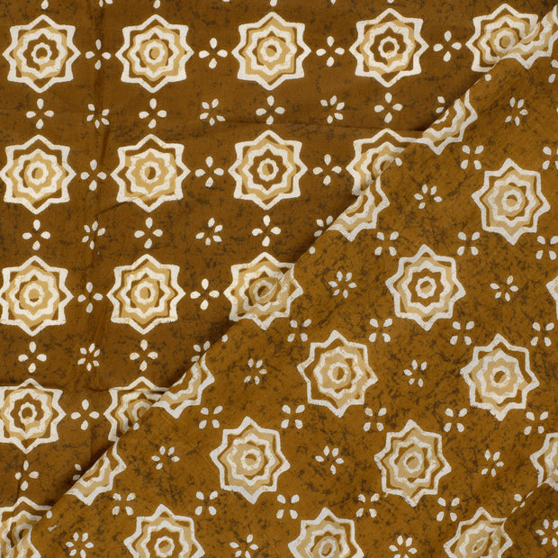 Voile fabric Abstract printed 