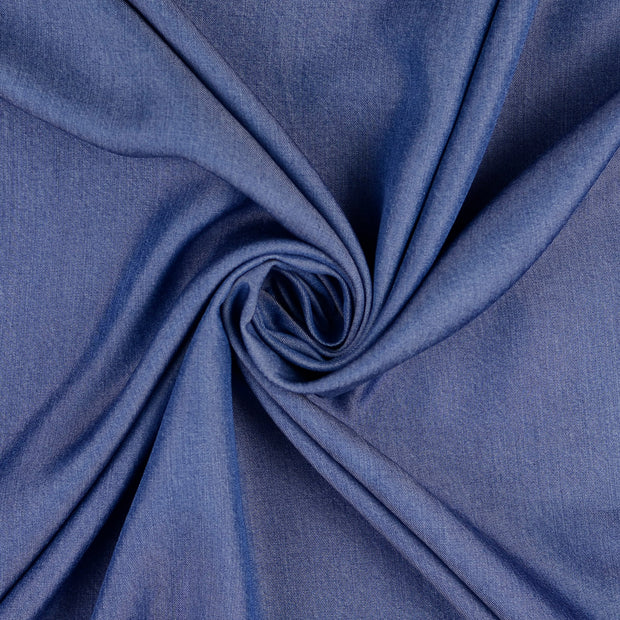 TENCEL™ Lyocell Twill fabric Indigo pre-washed 