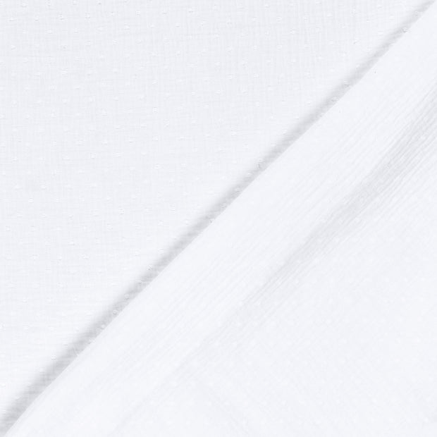 Muslin fabric Dots dobby 