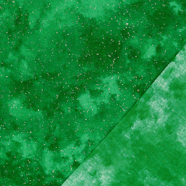  tela Batik estampado con brillantina 