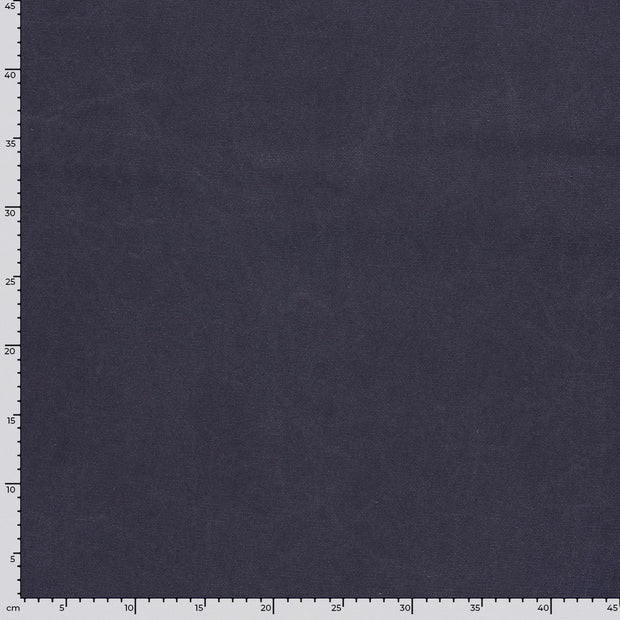 Canvas fabric Unicolour Navy