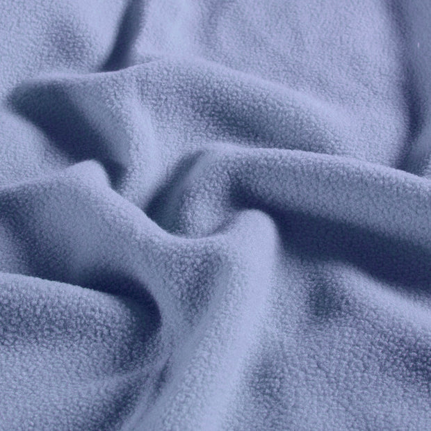 Fleece fabrik Uni Indigoblau