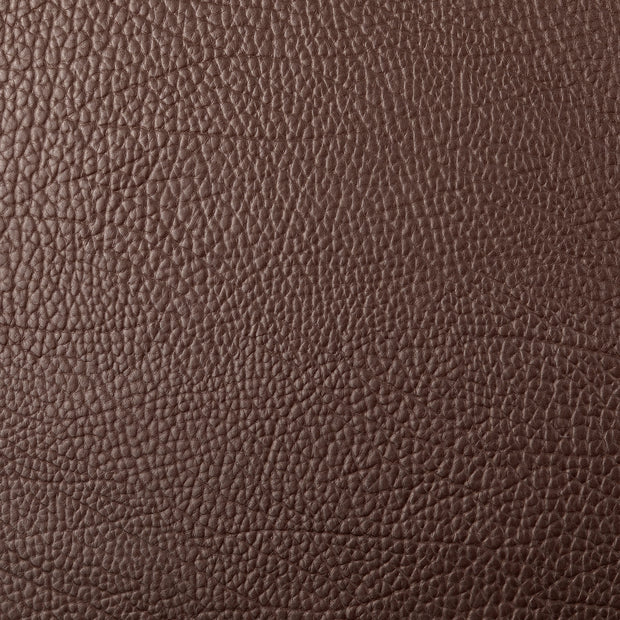 Leather fabric Unicolour Brown