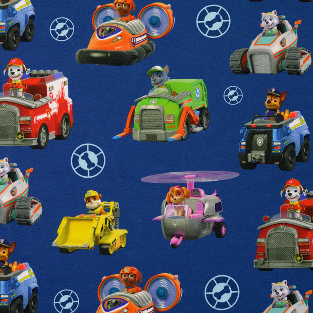 Cotton Jersey fabric Paw Patrol Beige