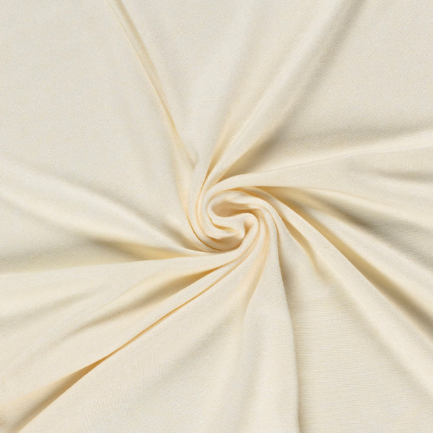 Heavy Knit fabric Off White brushed 