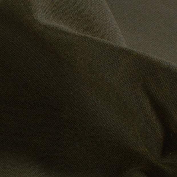 Canvas fabric Unicolour Khaki Green