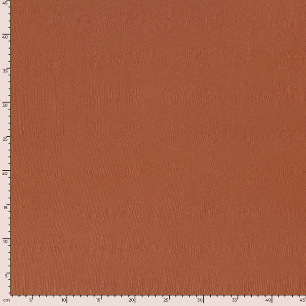 Heavy Knit fabrik Uni Rotes Holz