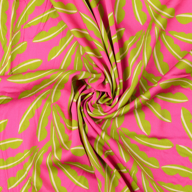 Viscose Satin fabric Pink 