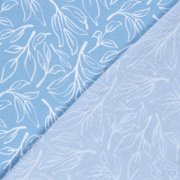 Muslin fabric Twigs printed 