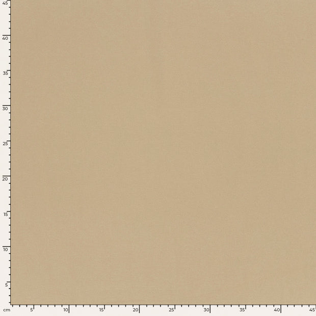 Heavy Knit fabrik Uni Beige
