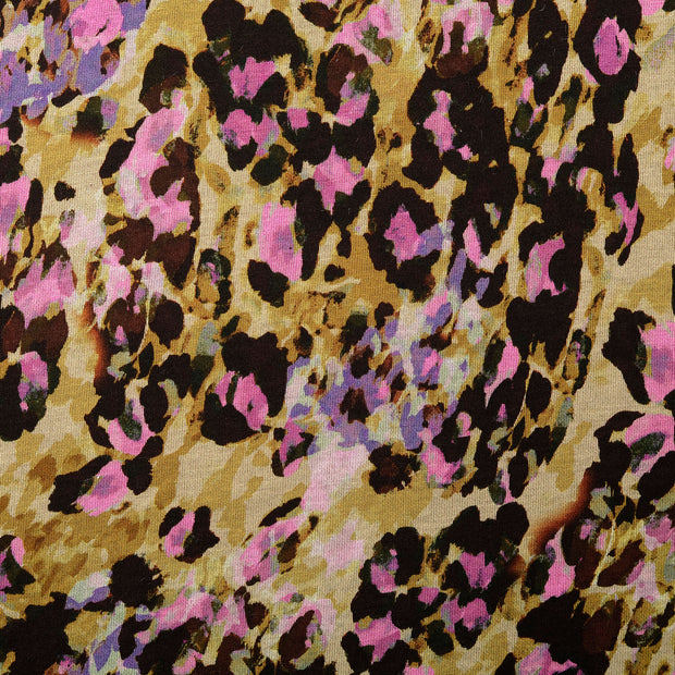 Jersey fabrik Abstrakt Rosa
