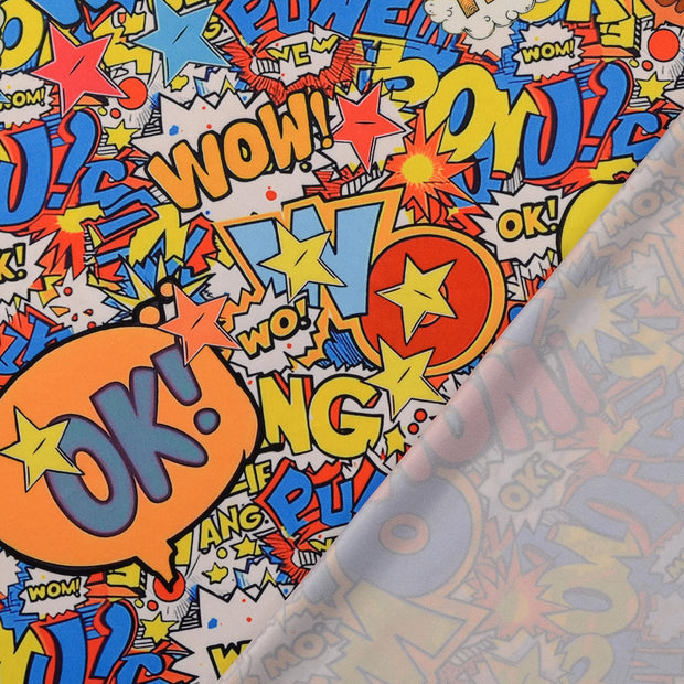 Polyester Jersey fabric Multicolor digital printed 