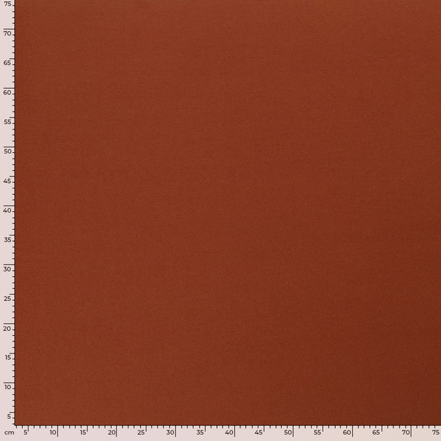 Punta di Roma fabric Unicolour Brique