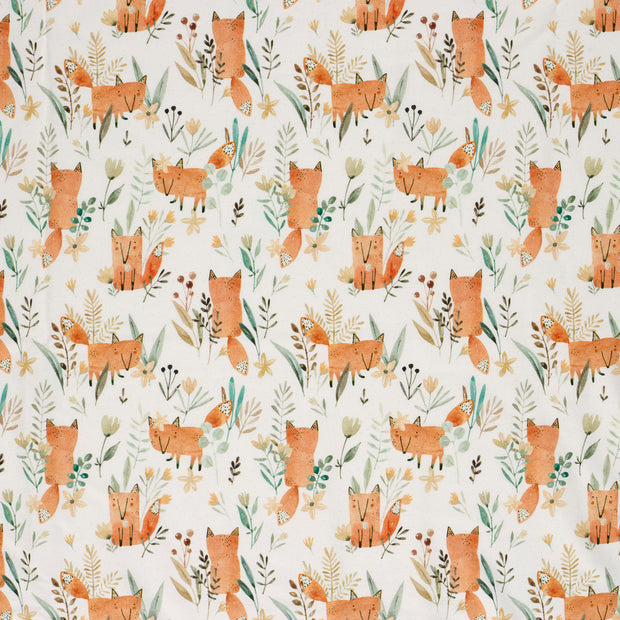 French Terry GOTS fabrik Wollweiß matt 