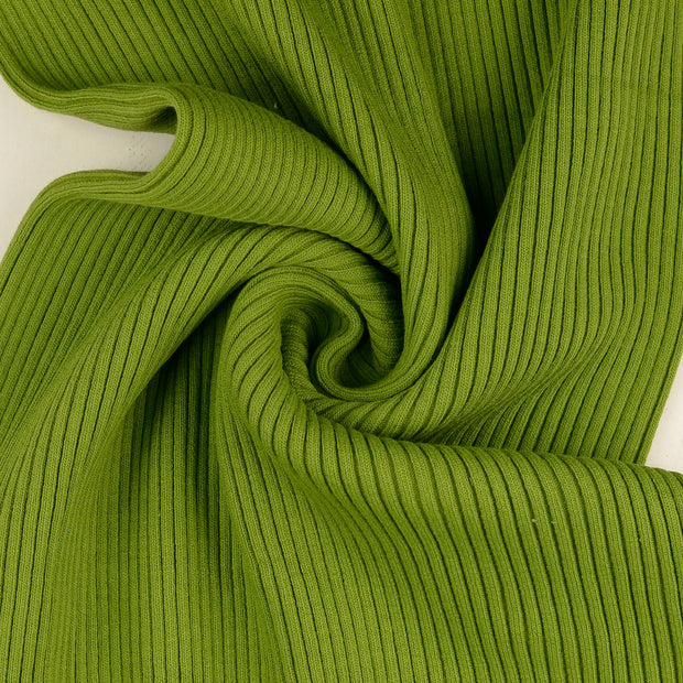 Heavy Knit fabric Apple Green 