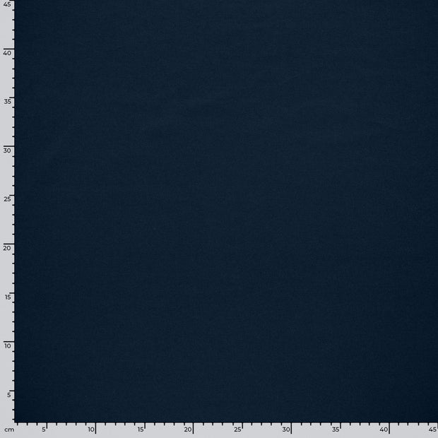 Rib Jersey fabric Unicolour Navy