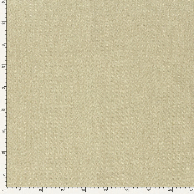 Chambré fabric Herringbone Olive Green