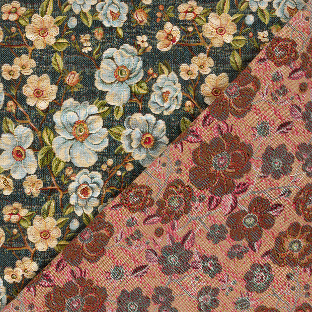 Gobelin fabric Flowers jacquard 