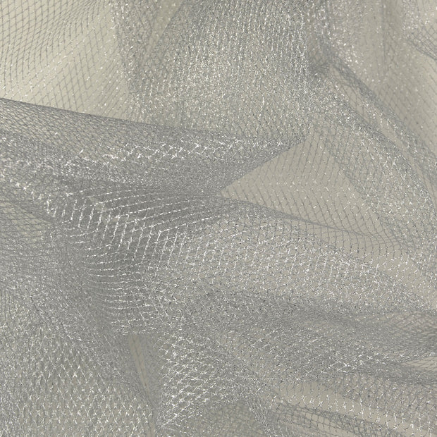 Tulle fabric Silver 