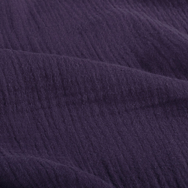 Muselina tela Unicolor Aubergine