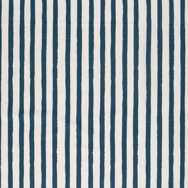 French Terry GOTS organic fabric Steel Blue matte 