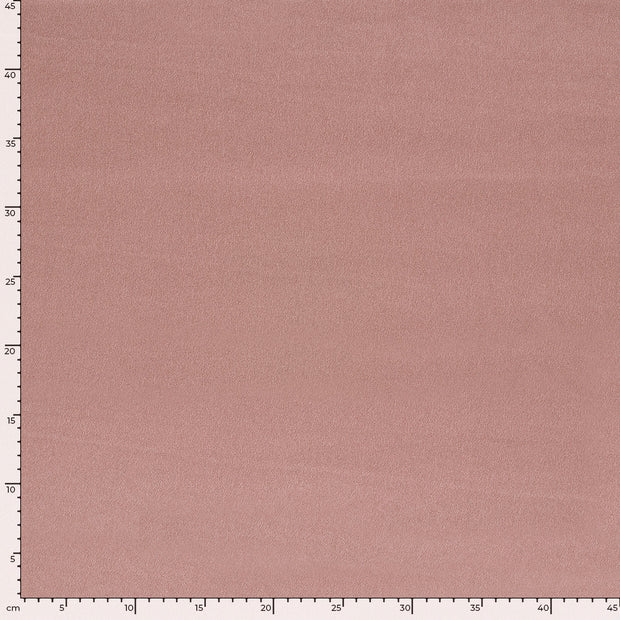 Satin Velvet fabric Unicolour Old Pink