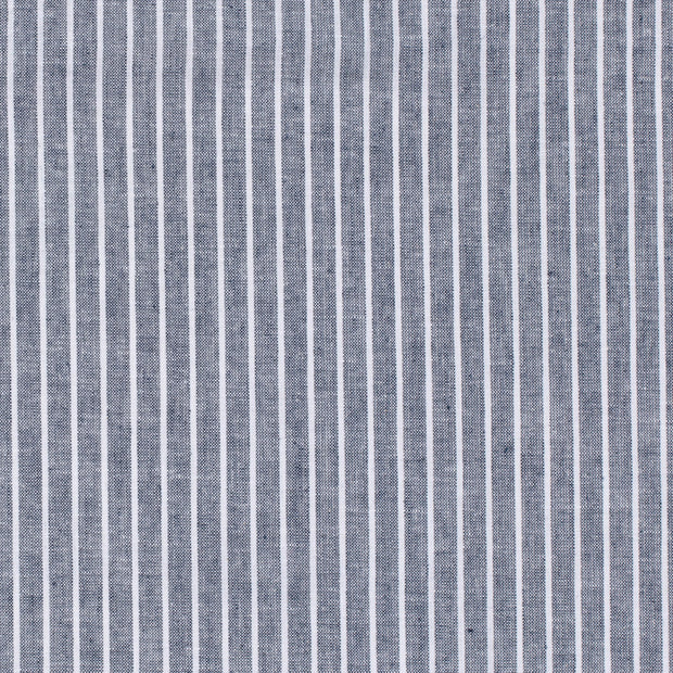 Chambré fabric Stripes Navy