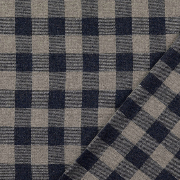  fabric Grey yarn dyed 