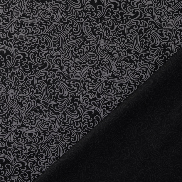 Cotton Poplin fabric Black 
