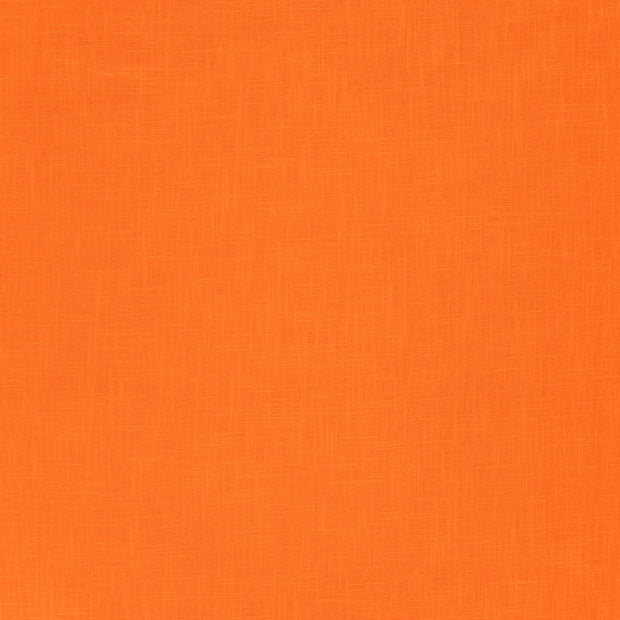 Linen fabric Orange matte 