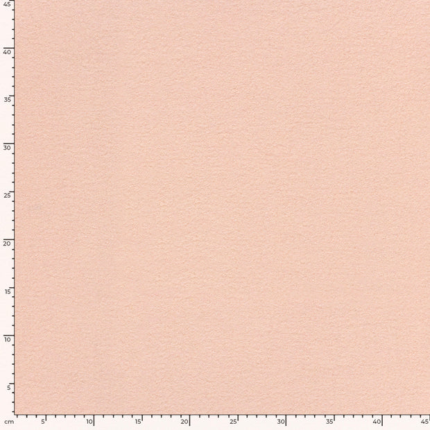 Wool Boucle fabric Unicolour Salmon