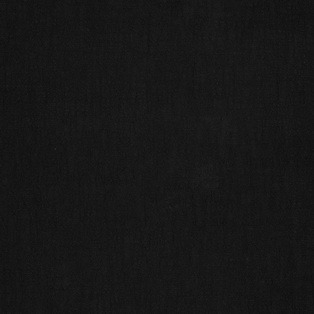 Linen fabric Black matte 