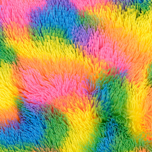 Fake Fur fabric Animals Multicolor