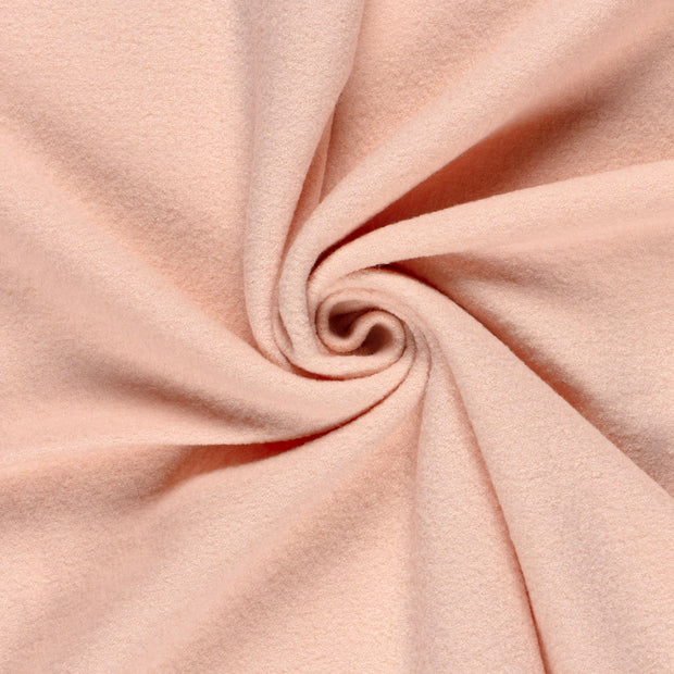 Wool Boucle fabric Salmon 