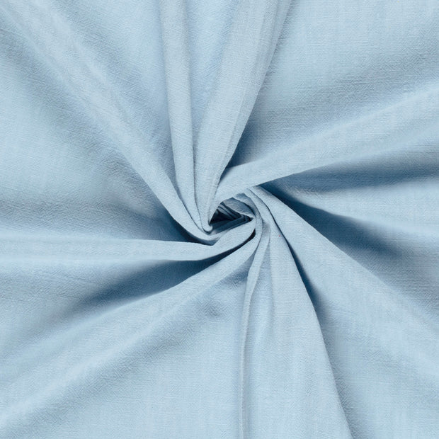 Lin tissu Bleu clair délavé 