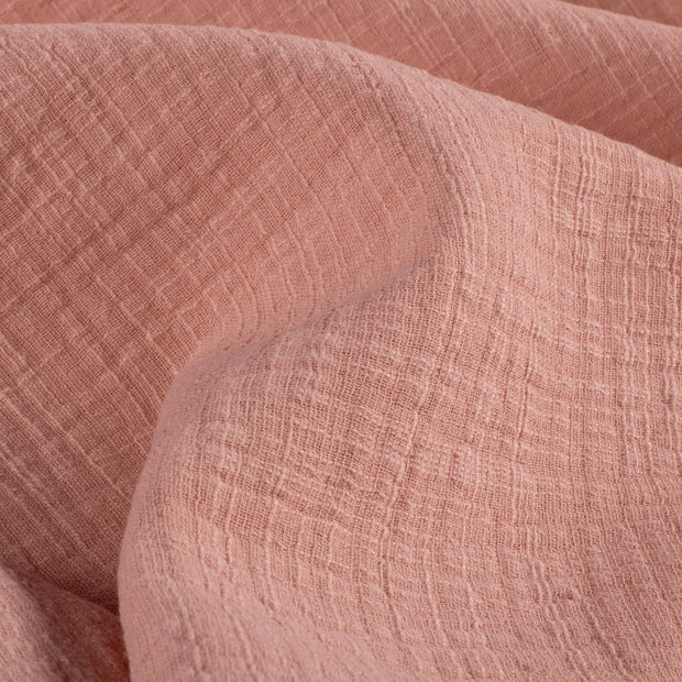 Muslin fabric Unicolour Pink