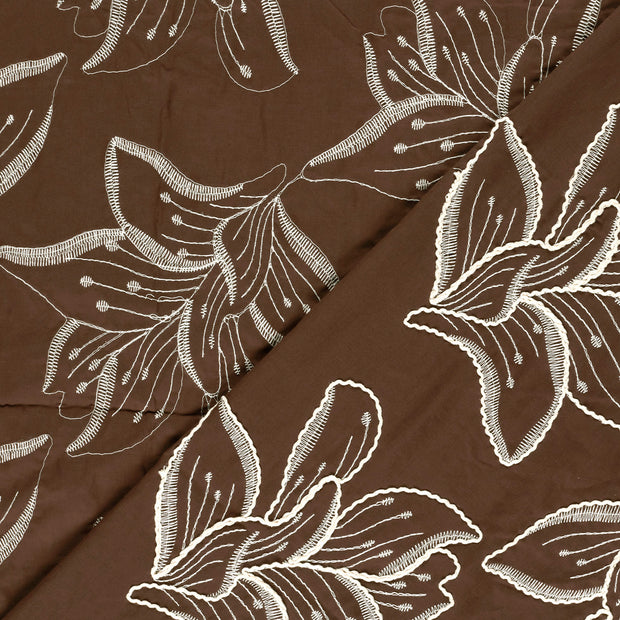 Voile fabrik Blumen 