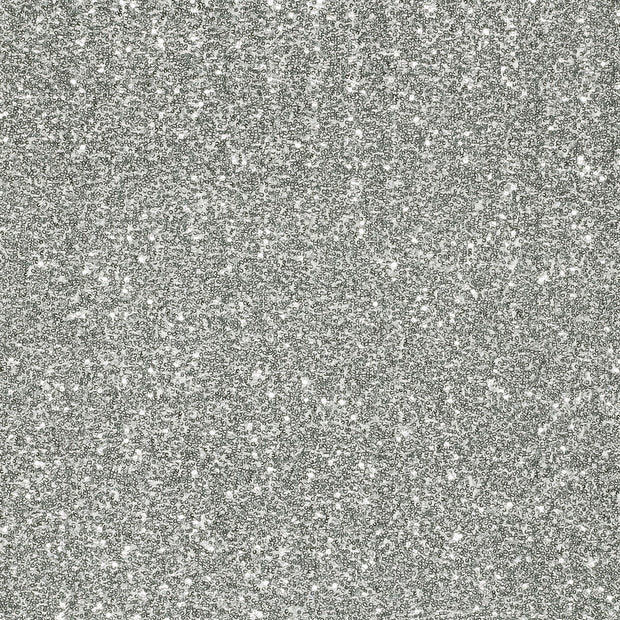 Mesh fabric Silver shimmering 