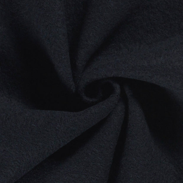 Chiffon en laine tissu Unicolore Bleu Marine