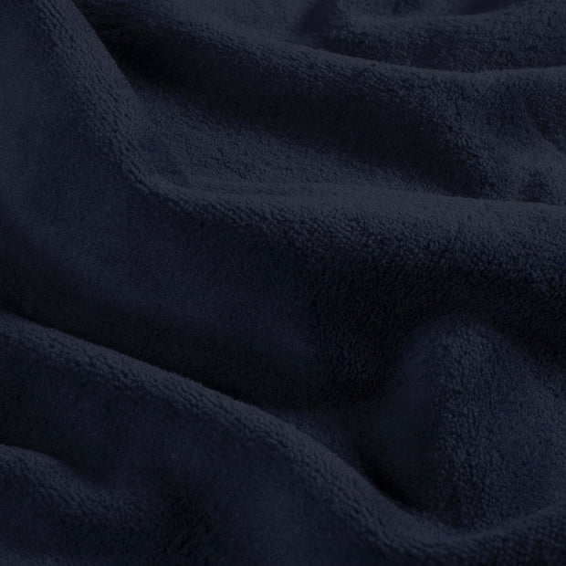 Coral Fleece fabric Unicolour Navy