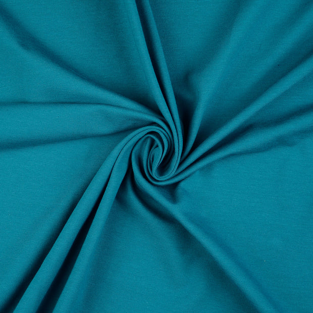 Jersey fabric Petrol 